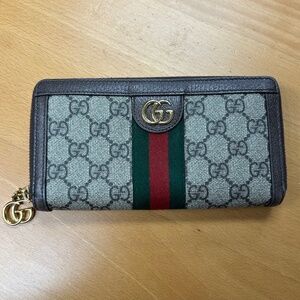 Gucci Ophidia GG Supreme Wallet-Authentic